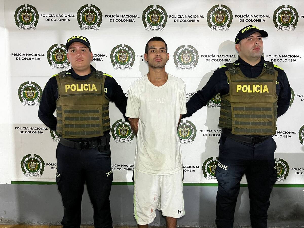Alias ´Goku´ fue capturado en Ibagué, registra 12 anotaciones judiciales por varios delitos