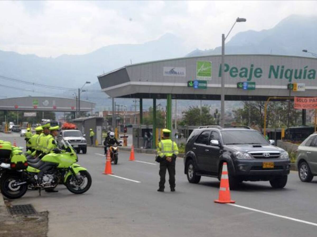 Peajito social de Niquía será retirado