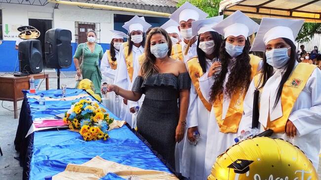 183 bachilleres recibieron su grado en Clemencia, Bolívar