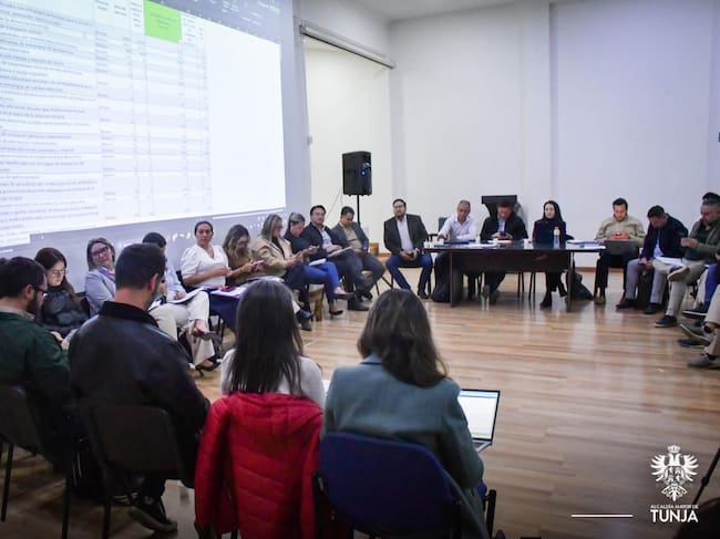 La alcaldesa (e) de Tunja, María Paula Jiménez, adelantó el Consejo de Gobierno ampliado en el auditorio CREM / Foto: Alcaldía de Tunja.