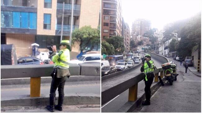Policía de Transito. Foto: @sectormovilidad