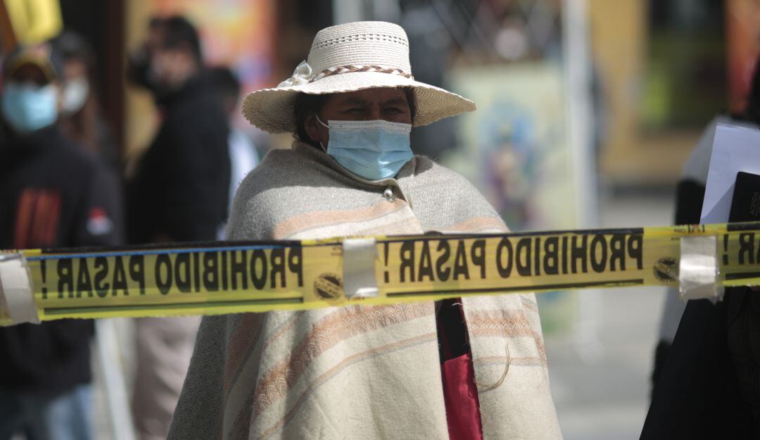 Protección contra el coronavirus en Bolivia. 