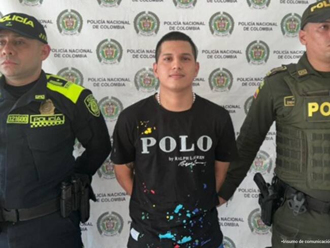Cristian Penagos fue capturado por la Policía del Tolima