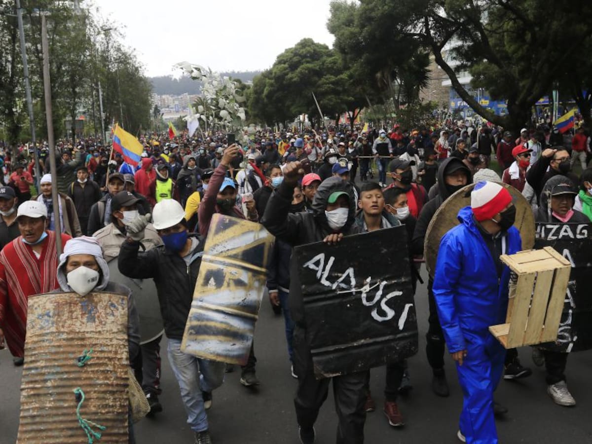 "Estamos sufriendo": Manifestantes en las protestas de Ecuador
