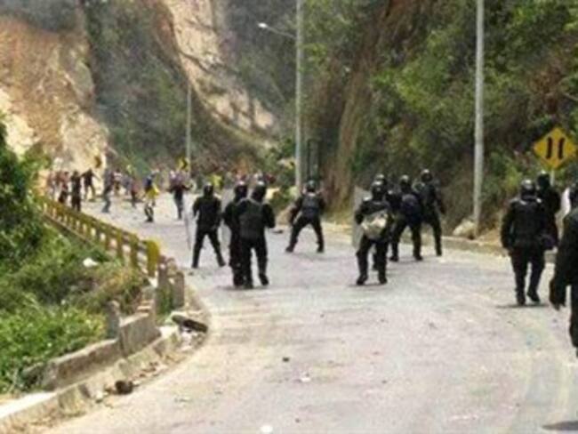 Violentos en los paros tendrán sanciones de 44 millones de pesos y 4 años de cárcel