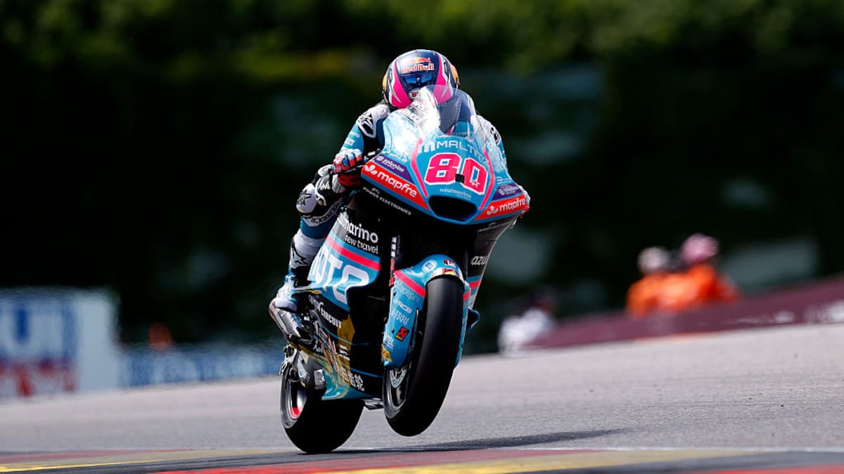 David Alonso terminó en la parte baja del GP de Gran Bretaña de Moto2: Salac ganador de la carrera