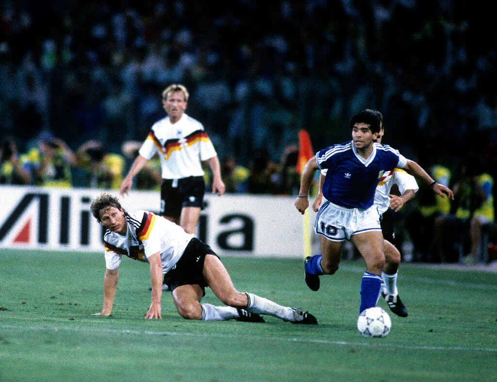 Partido de la final del Mundial 1990 / Getty Images