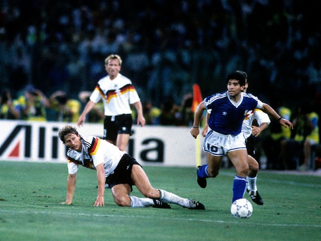 Partido de la final del Mundial 1990 / Getty Images