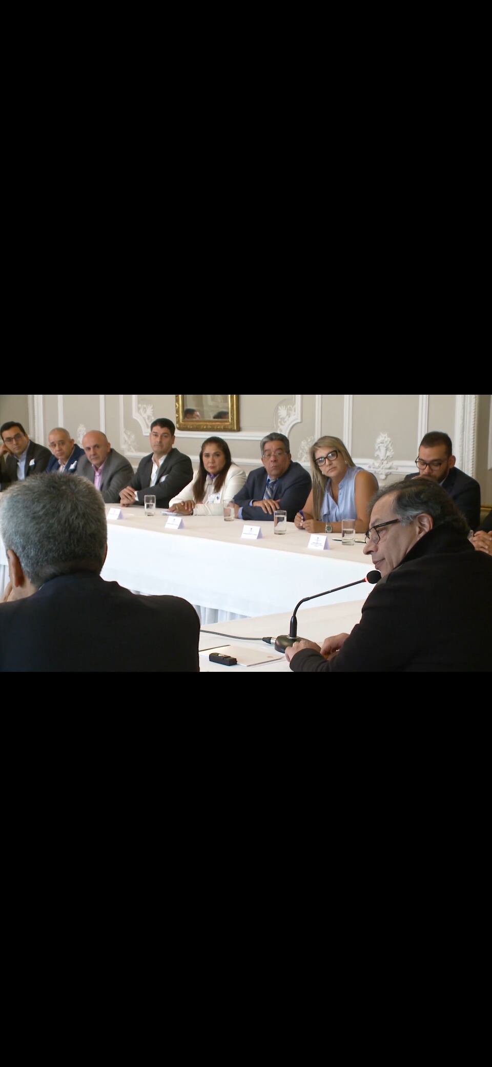 El presidente Gustavo Petro recibió a la bancada liberal de Cámara (Foto: Presidencia)