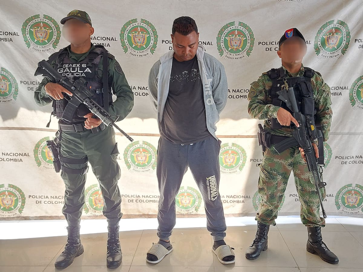Cayó alias Óscar, encargado de las finanzas en el frente Javier Yepes del Clan del Golfo