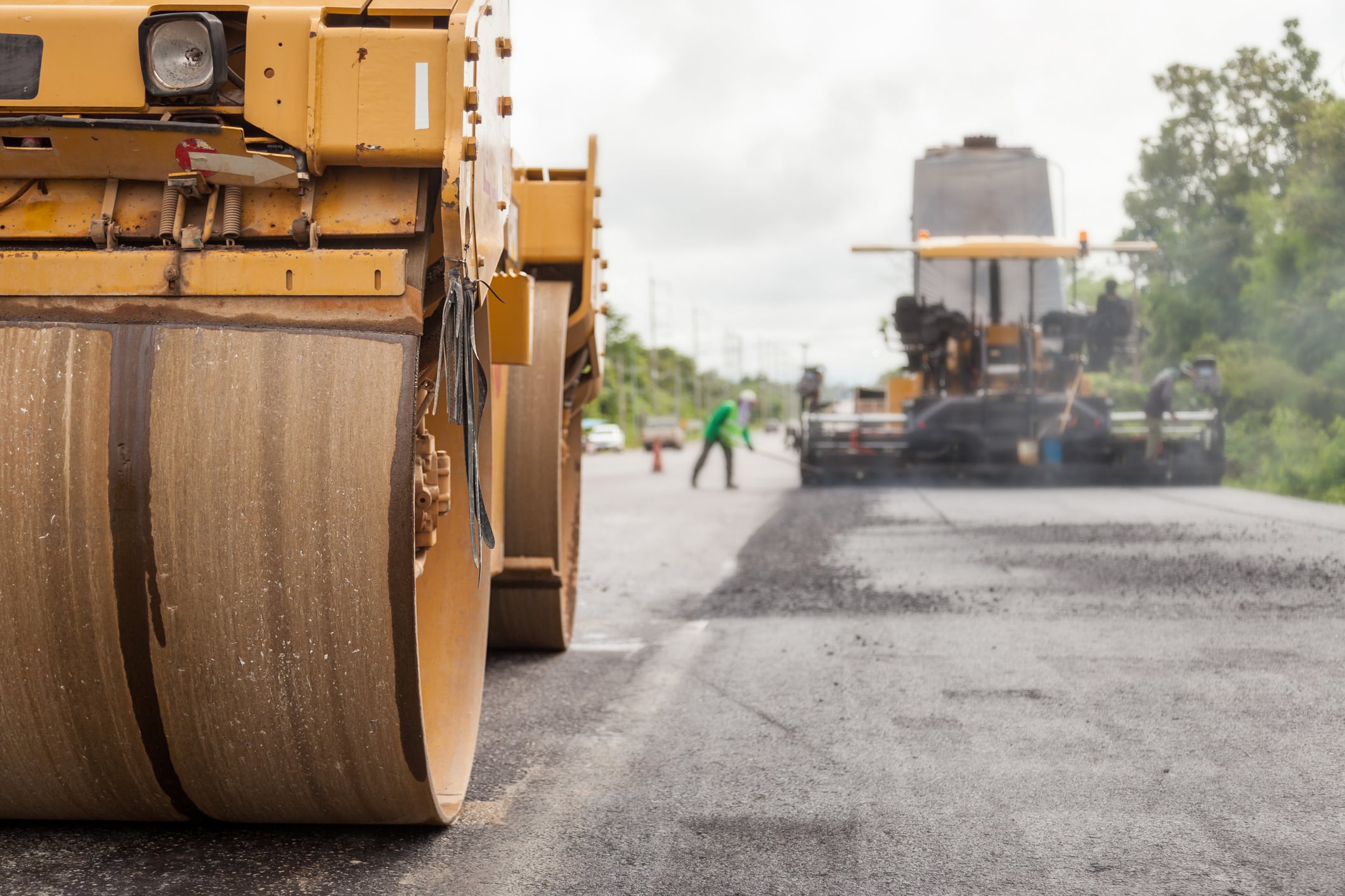 Imagen de referencia de obras en la vía. Foto: Getty Images.