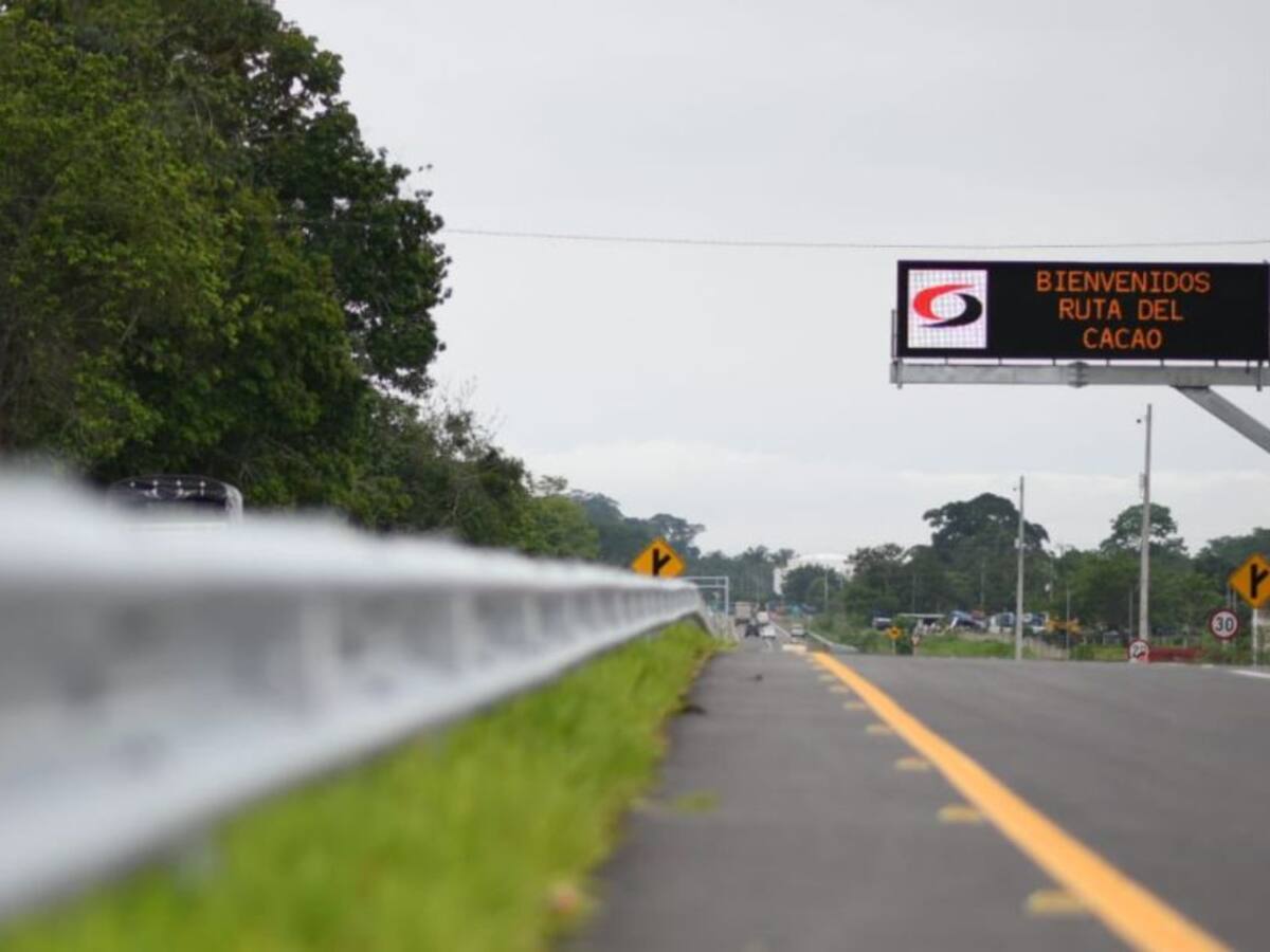 VIDEO: Listos los primeros 39 kilómetros de la Ruta del Cacao