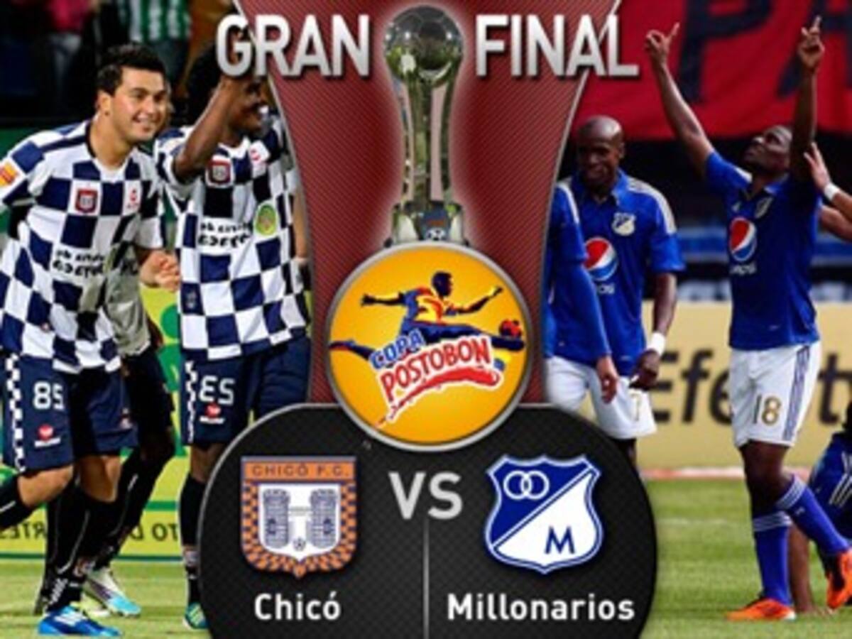 Boyacá Chicó y Millonarios juegan en Tunja primer partido de la final de la Copa Colombia
