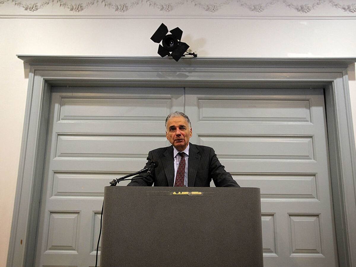 Trato de empoderar a las personas de EE.UU.: Ralph Nader, activista político