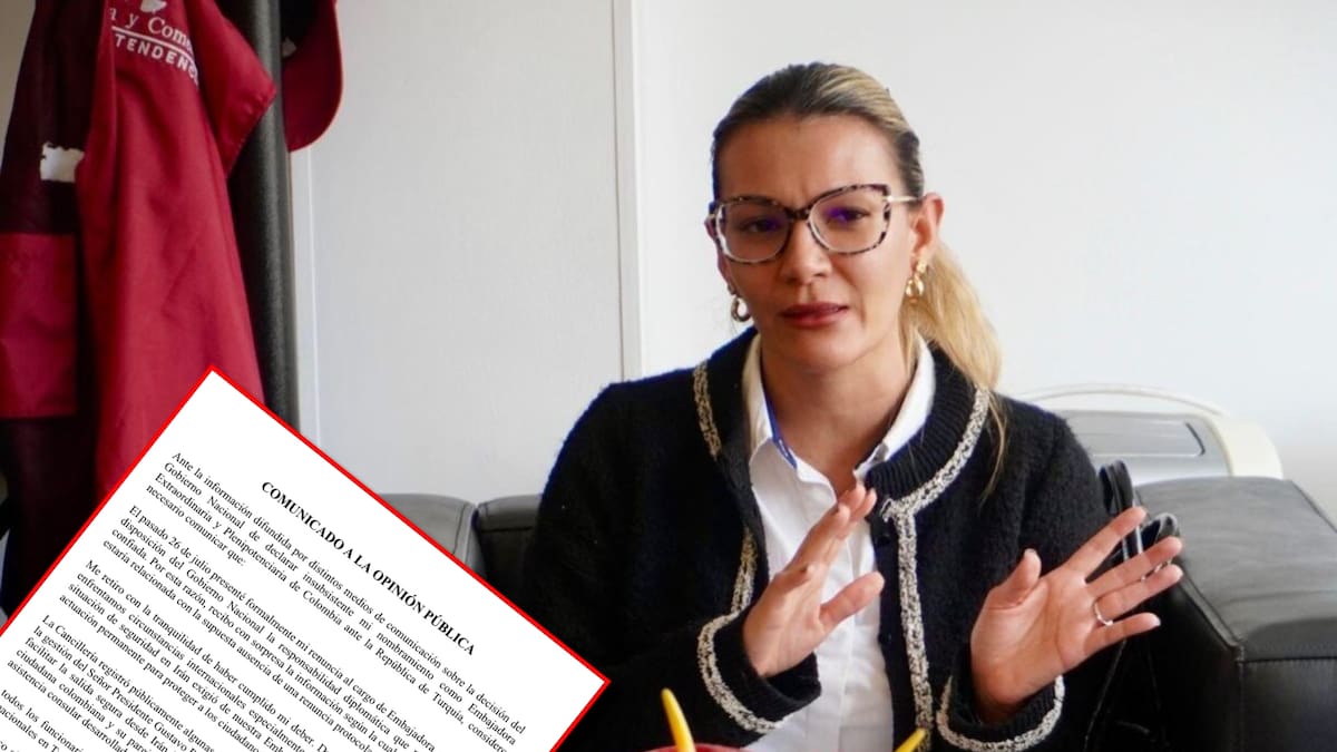 Embajadora ante Turquía respondió tras ser declarada insubsistente: lo recibo con sorpresa
