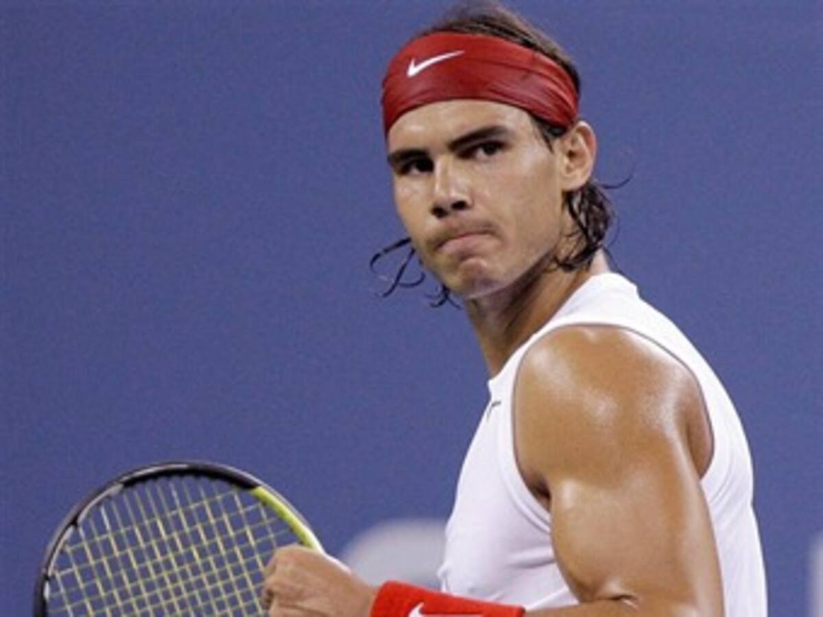 Rafael Nadal con problemas en su rodilla