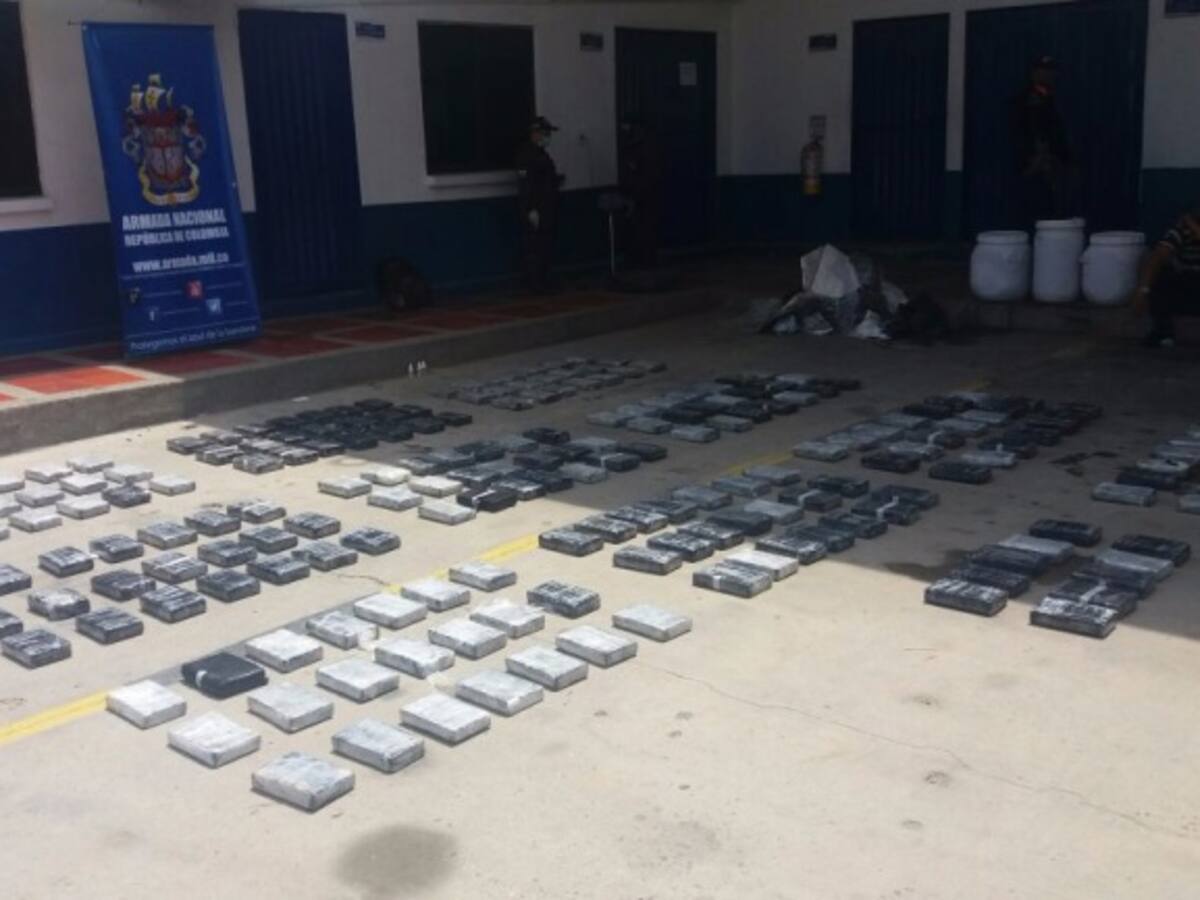 Recuperada cocaína en altamar en Santa Marta