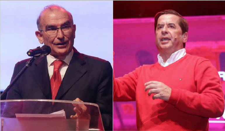 Humberto De la Calle y Juan Fernando Cristo.