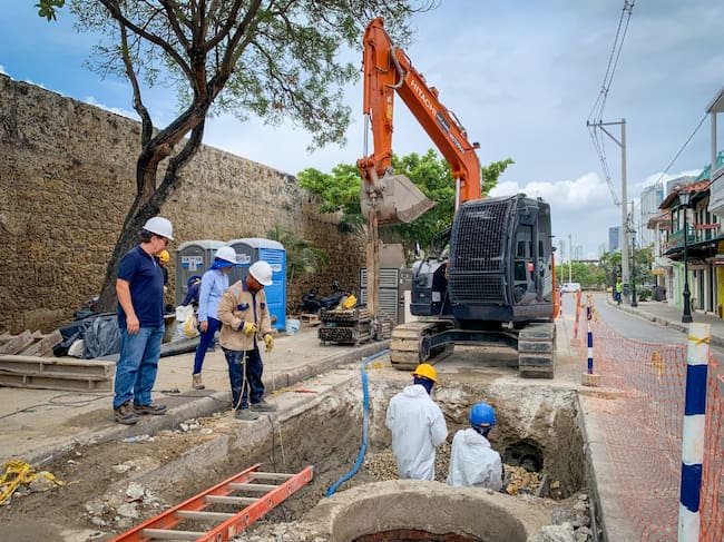 Trabajos en El Pedregal. // Aguas de Cartagena