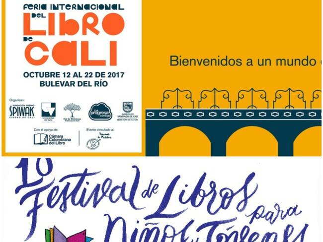 &#039;Feria del Libro de Cali 2017 y el Festival del Libro para niños y jóvenes de Bogotá”
