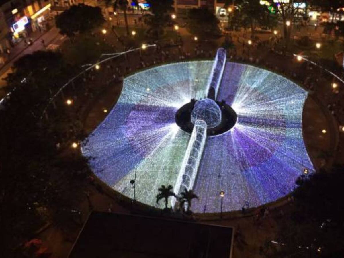 Se encendió el alumbrado navideño en Pereira