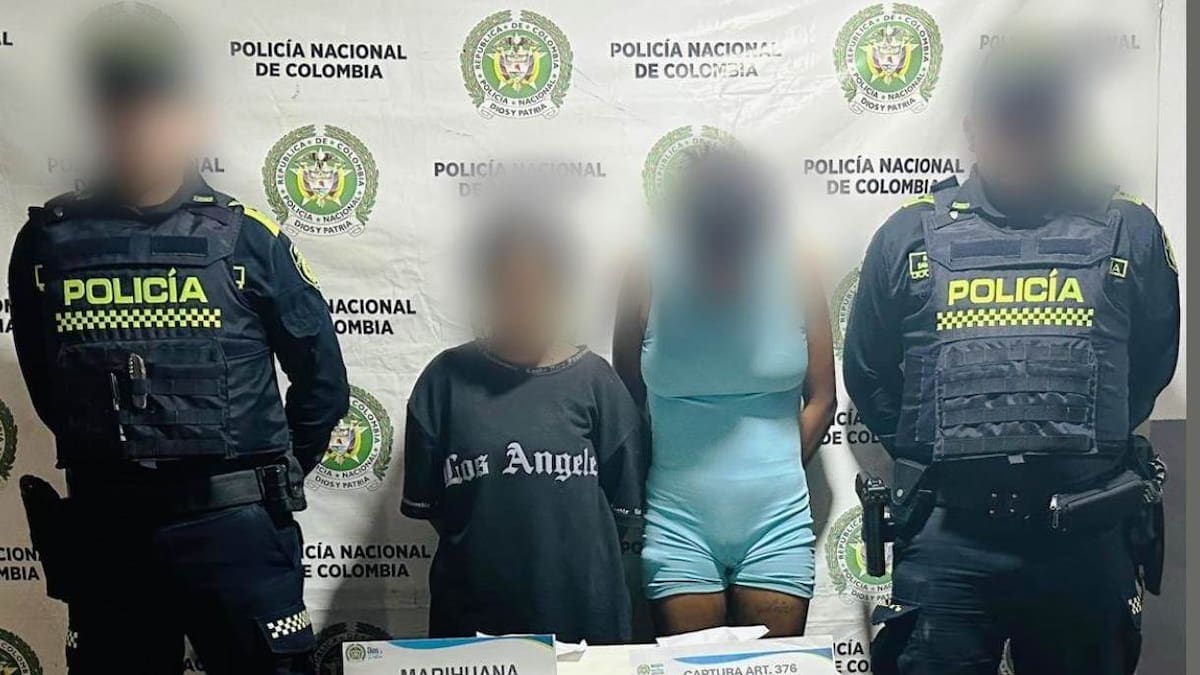 Capturadas dos mujeres comercializando marihuana en San Cristóbal, Bolívar