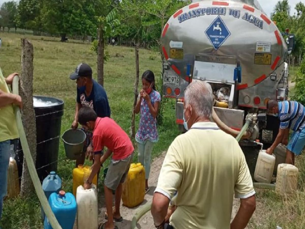 Más de 40 veredas han reportado desabastecimiento de agua en Montería