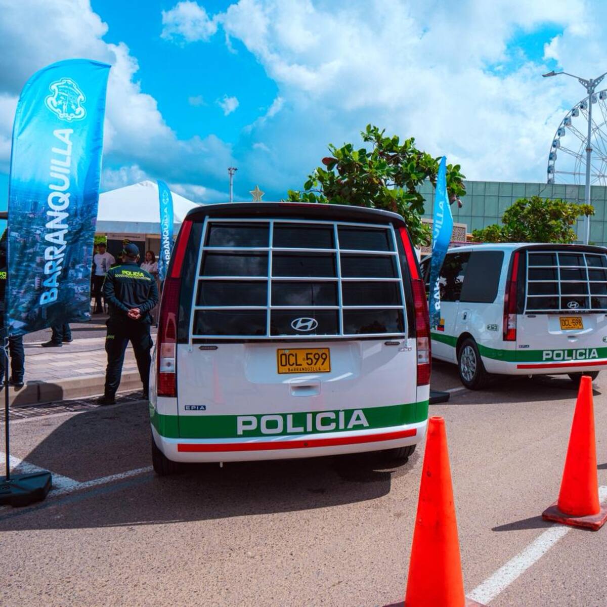 Barranquilla incorpora cuatro CAI móviles para ampliar su capacidad de vigilancia