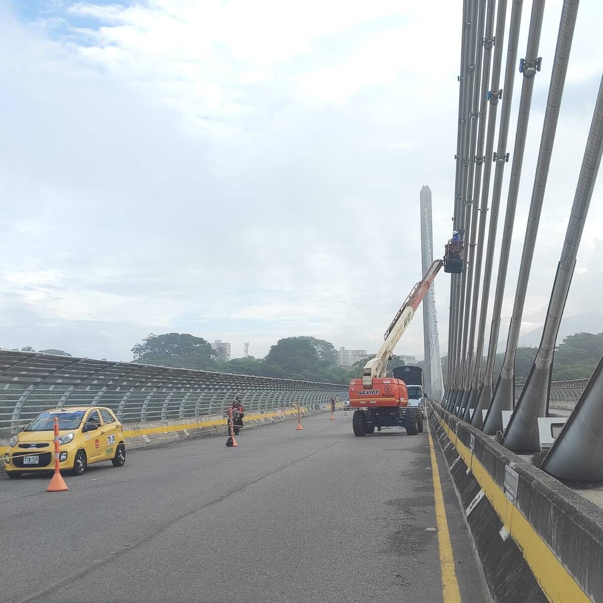 Esta semana habrá restricciones viales sobre el puente de la Novena