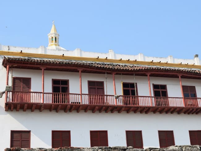 Campaña para salvar el balcón colonial más largo de Suramérica en Cartagena