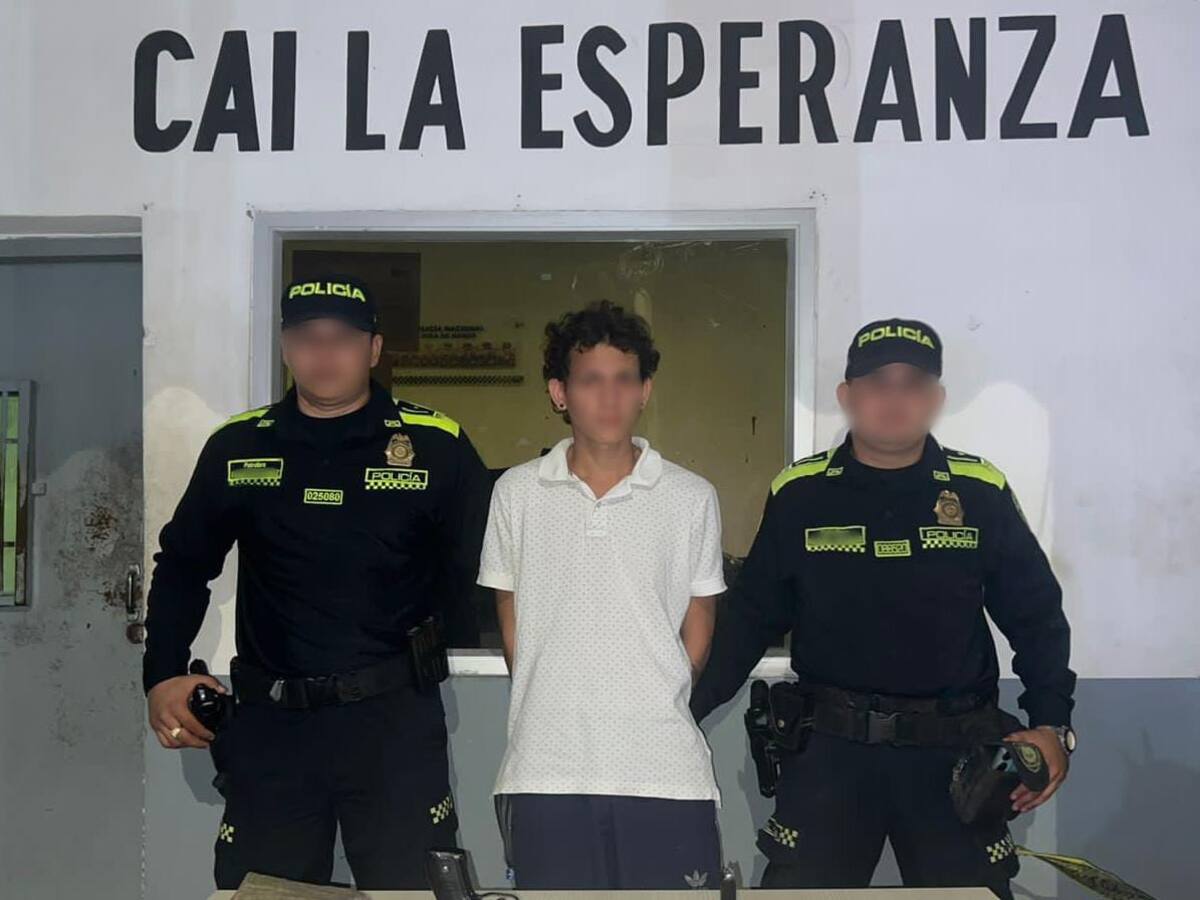 Capturado ‘El Niñito’ con una pistola y marihuana en el barrio La Esperanza