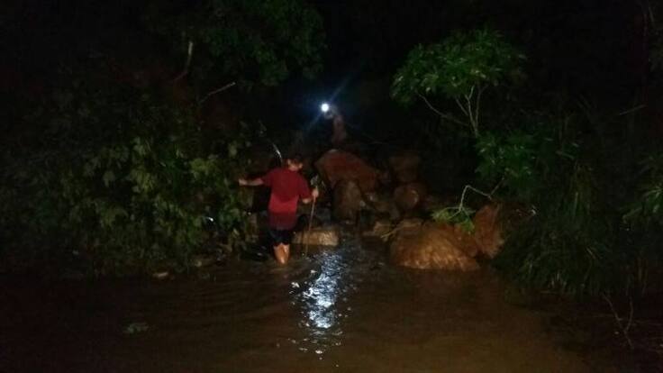 Ríos crecidos arrastraron niños en Santander