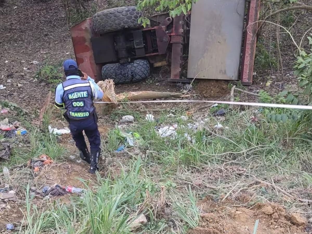 Operador de maquinaria pesada murió por accidente de tránsito entre Arjona y Las Piedras