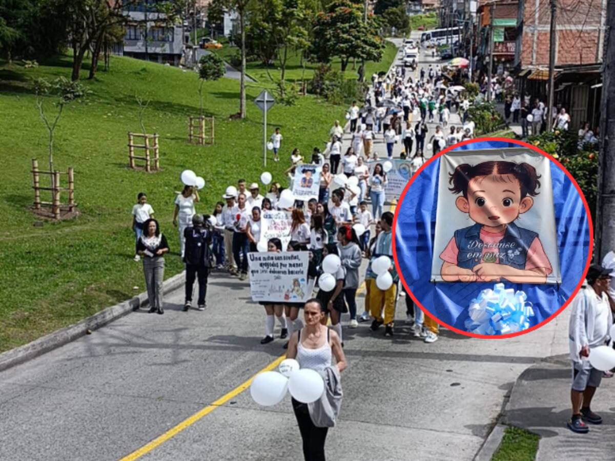 Un centenar de personas marcharon en Manizales en contra de la violencia infantil