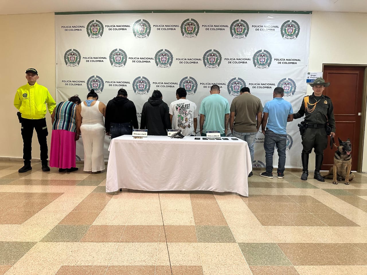 Banda 'La Irlanda'- Cortesía Policía del Quindío