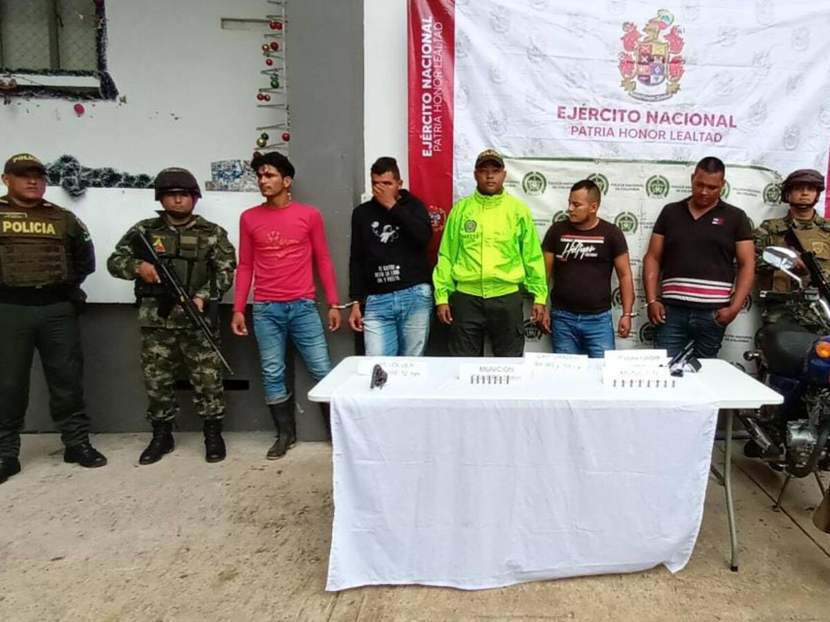 Capturados en flagrancia por secuestro y porte ilegal en el Caquetá