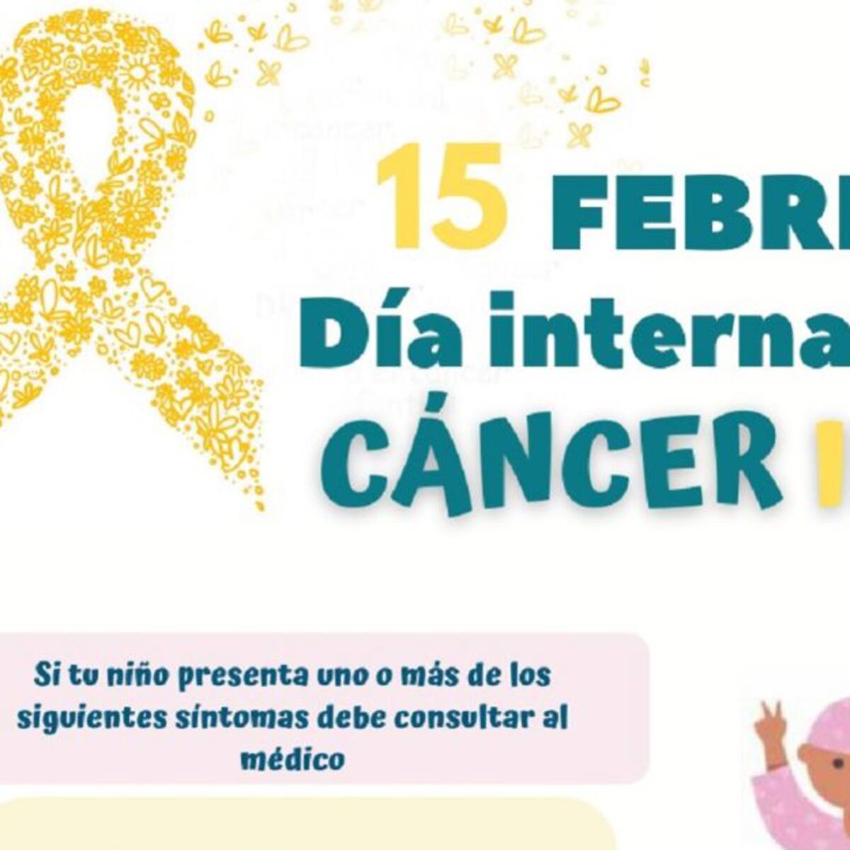 Atentos a los síntomas del cáncer infantil