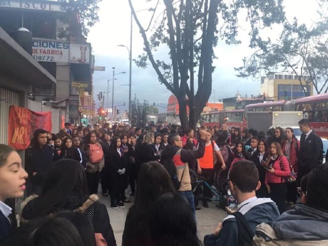 Movilizaciones de estudiantes del SENA en Bogotá