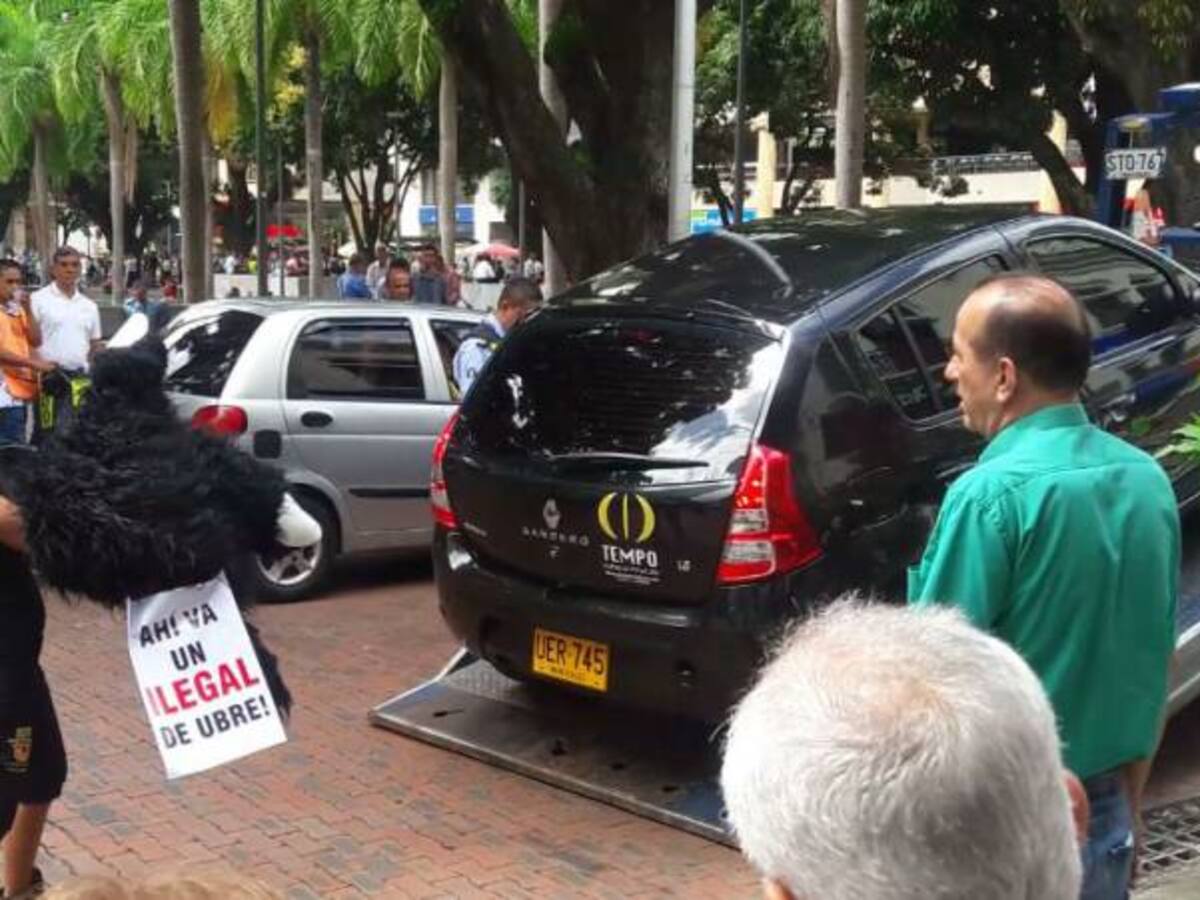 Se realizó la primera inmovilización de un vehículo que trabaja en Uber