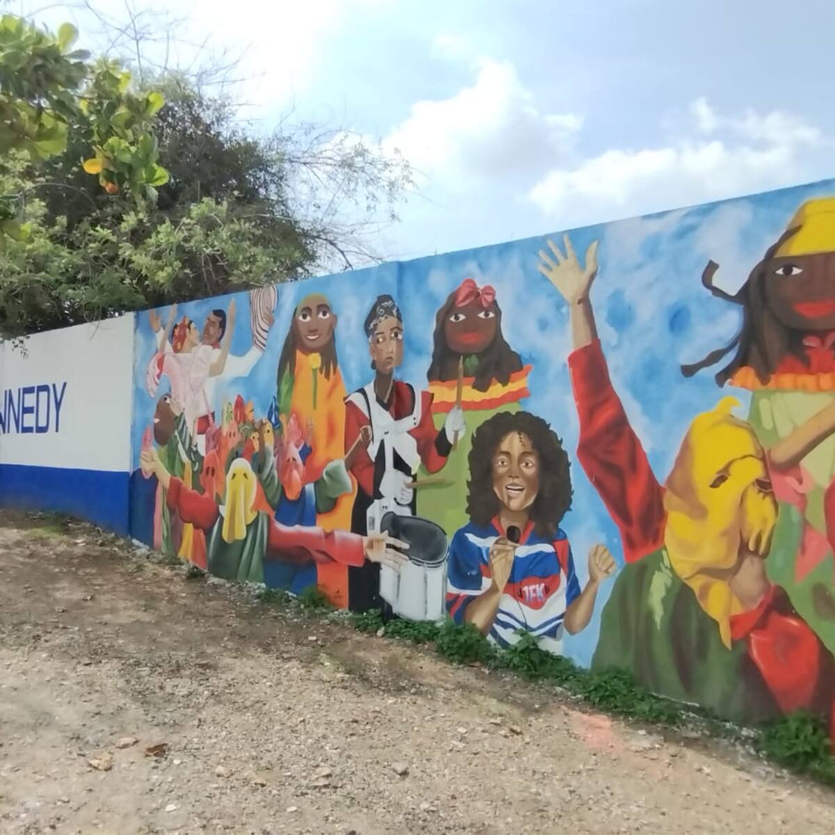 Inaugurarán "Corredor de Murales" en el Colegio John Kennedy de Cartagena