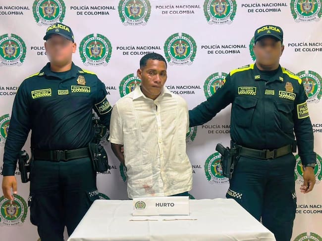 Capturado delincuente por hurto de cadena de oro en Cartagena