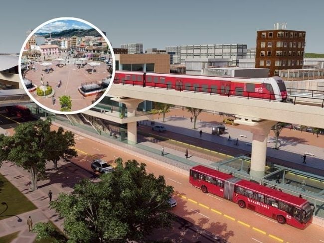 El Metro de Bogotá llegará a Soacha, así será la línea 3 Foto: Alcaldía de Bogotá y Alcaldía de Soacha