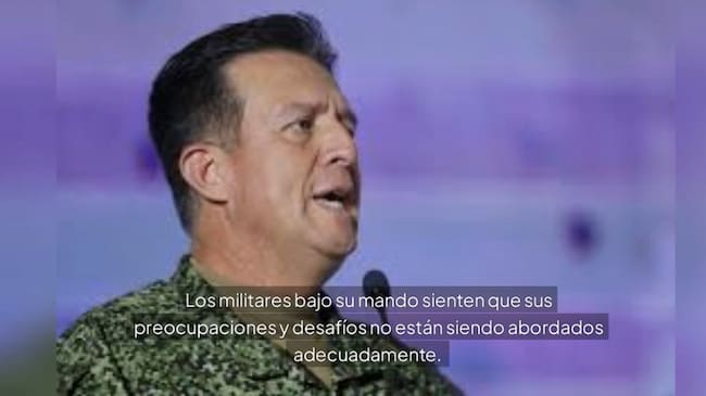 Pantallazos video contra el almirante Cubides. Foto: cortesía.