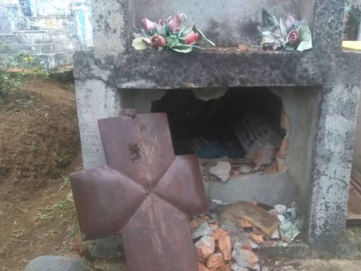 Rechazo por profanación de tumbas en Buesaco, Nariño