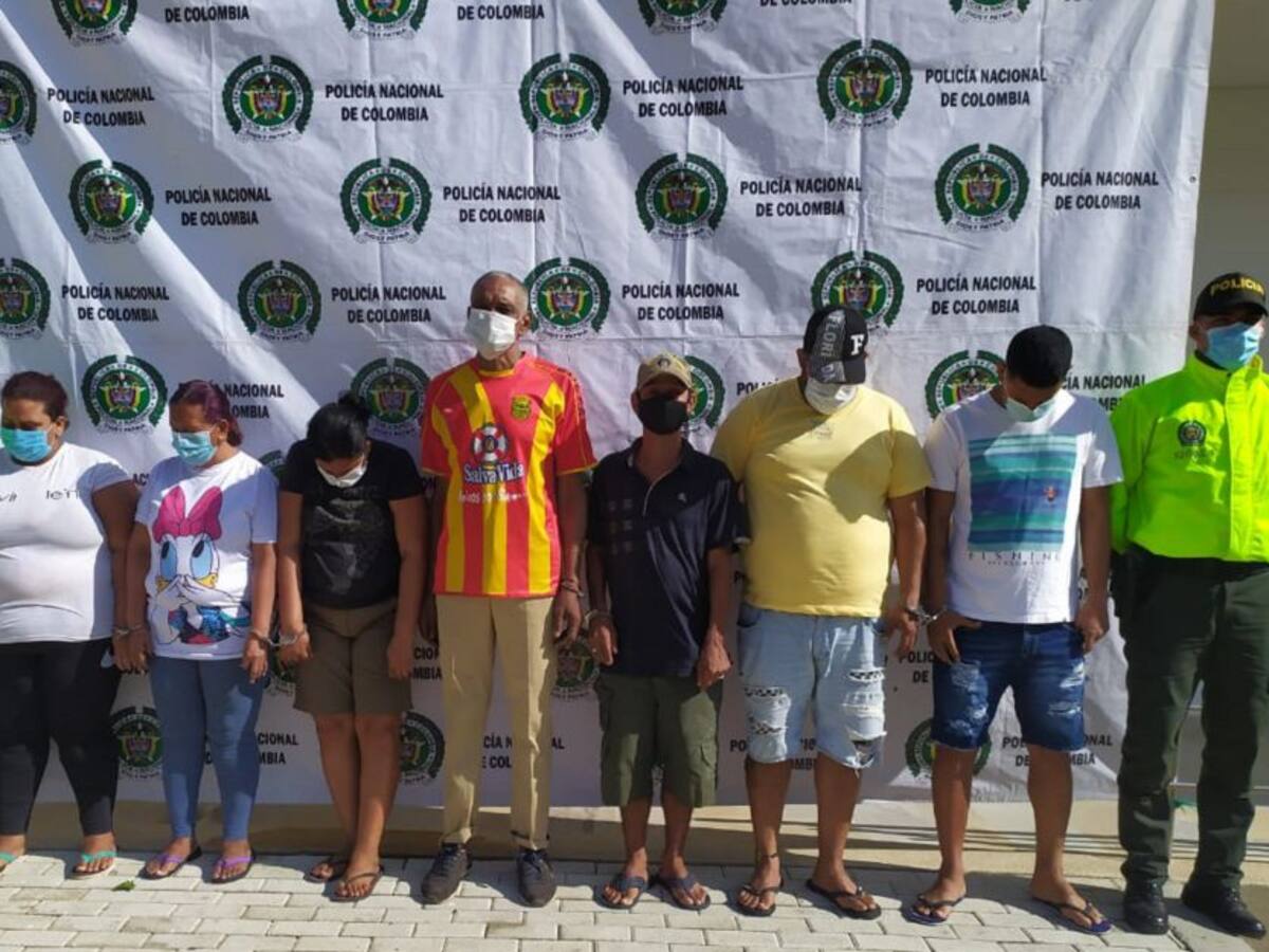 Capturan en Santa Marta redes de tráfico de drogas, hurto y extorsión