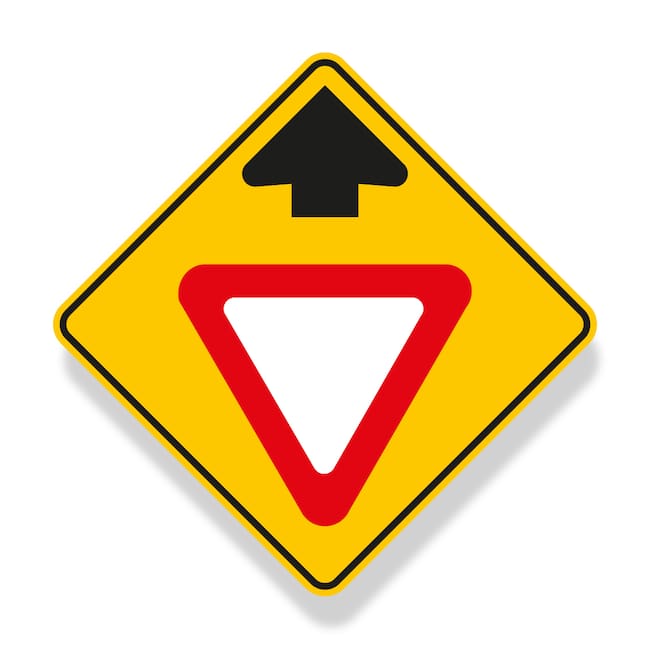 Imagen de referencia de la señal de tránsito SP-33 (Crédito: Manual de Señalización Vial de Colombia)