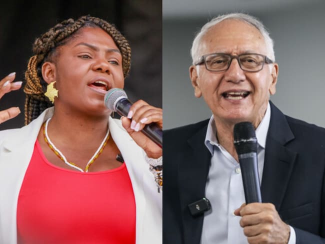 Francia Márquez y Guillermo Alfonso Jaramillo. Foto: (Cortesía Presidencia) / (Colprensa - John Paz)