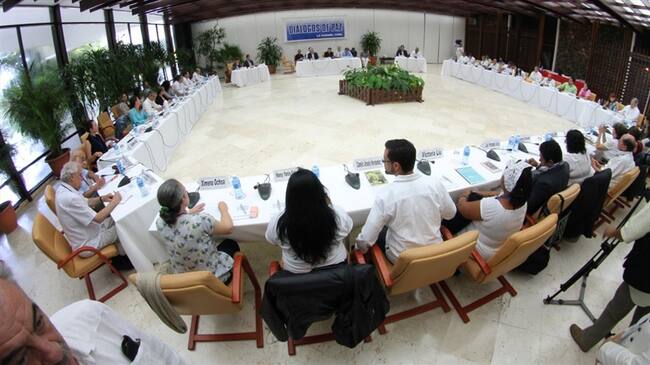 Proceso de paz entre el Gobierno de Colombia y las Farc. Foto: Colprensa