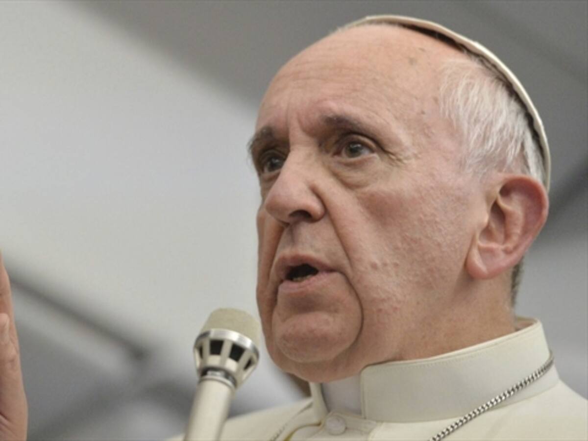 El papa critica el machismo, que considera la mujer "de segunda clase"