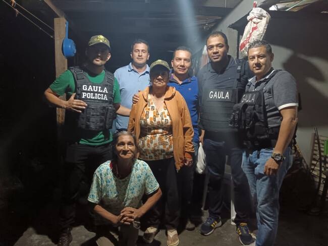 Liberan secuestrada en el Huila.